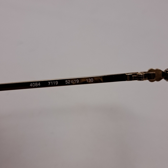 Yves Saint Laurent Women's Glasses Gold Metal Havana Frames 4084 Y119 52-19-130 - Picture 8 of 16